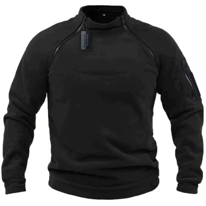 High-Performance Fleecepullover Militär-inspiriertes Design