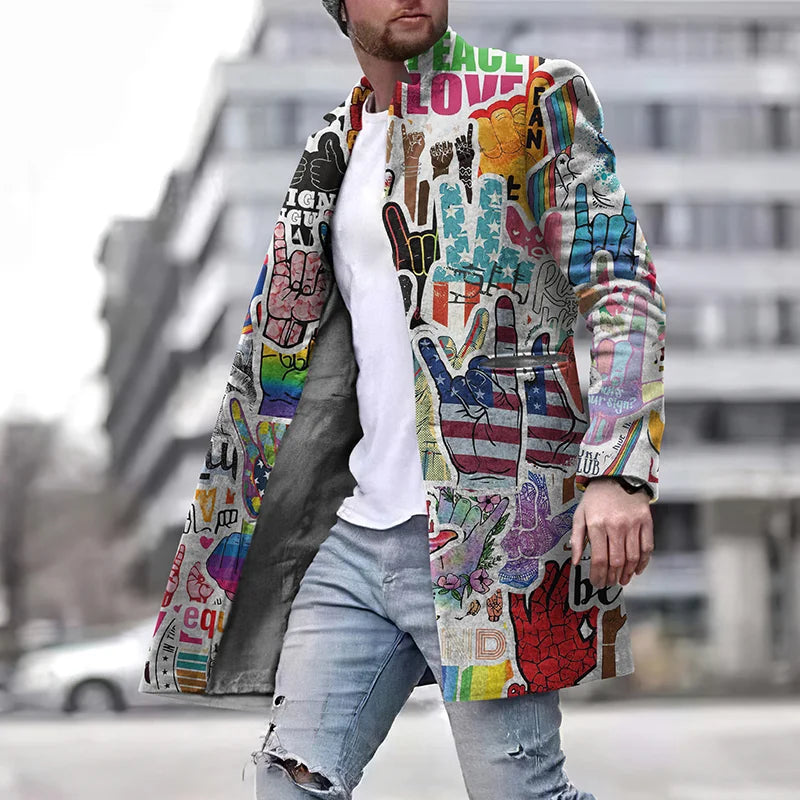 Björn - Urban Street Art Jacke für Männer