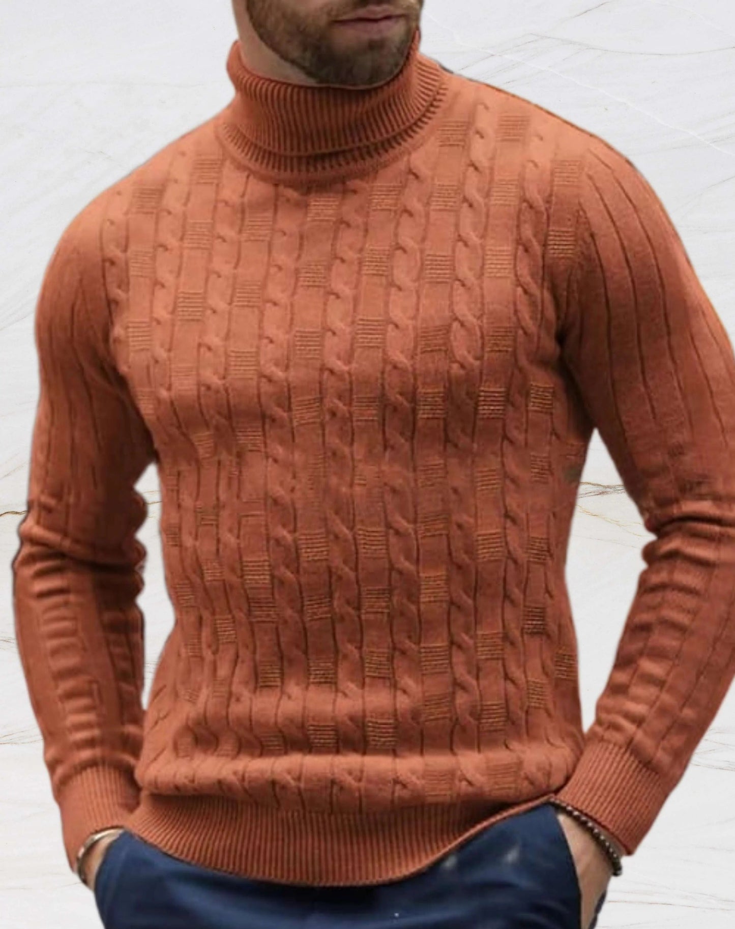 Leonard - Klassischer Rollkragenpullover