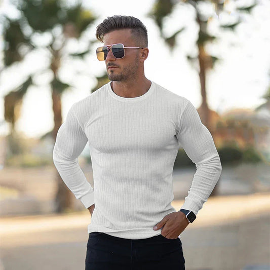 Ivanno - Herren Strickpullover für den Herbst - Atmungsaktiv, weicher Strick, neutrale Farben