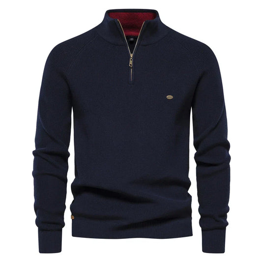 Klassisch zeitloser Pullover mit hohem Komfort und moderner Passform