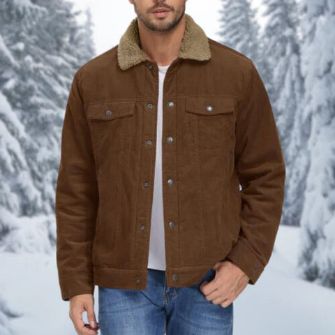 Cason - Trendige Herren-Cordjacke